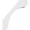 Ekena Millwork 6-in. W x 22-in. D x 26-in. H Legacy Architectural Grade PVC Knee Brace BRCP06X22X26LEC - alternate 3